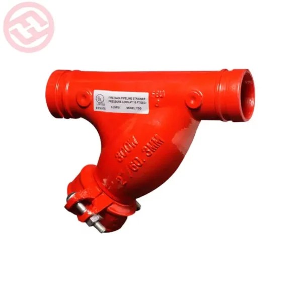 China Grooved YType Strainer,fire protection valves and fittings,Fire