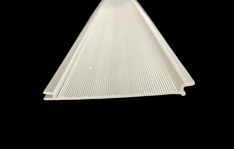 LED Light Cover Clear Prismatic Width 2 15/16" Height 5/16"