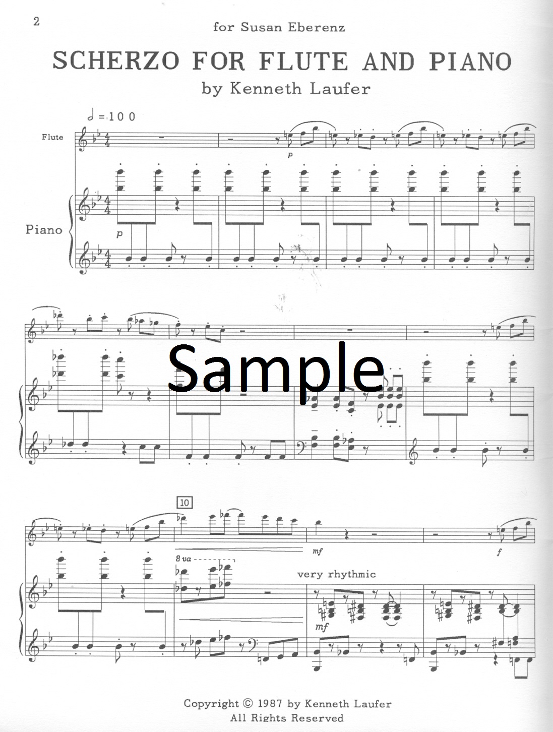 Buy Scherzo Online at 9 Flute World