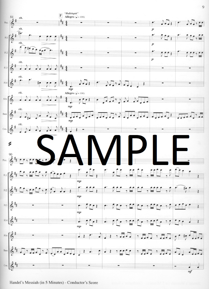 Buy Handels Messiah (in 5 Minutes) Online at 21.6 Flute World