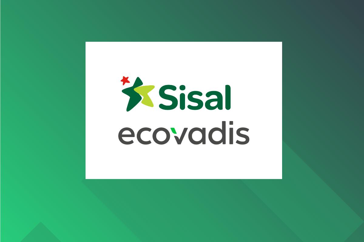 Sisal awarded Gold from EcoVadis for its sustainability performance