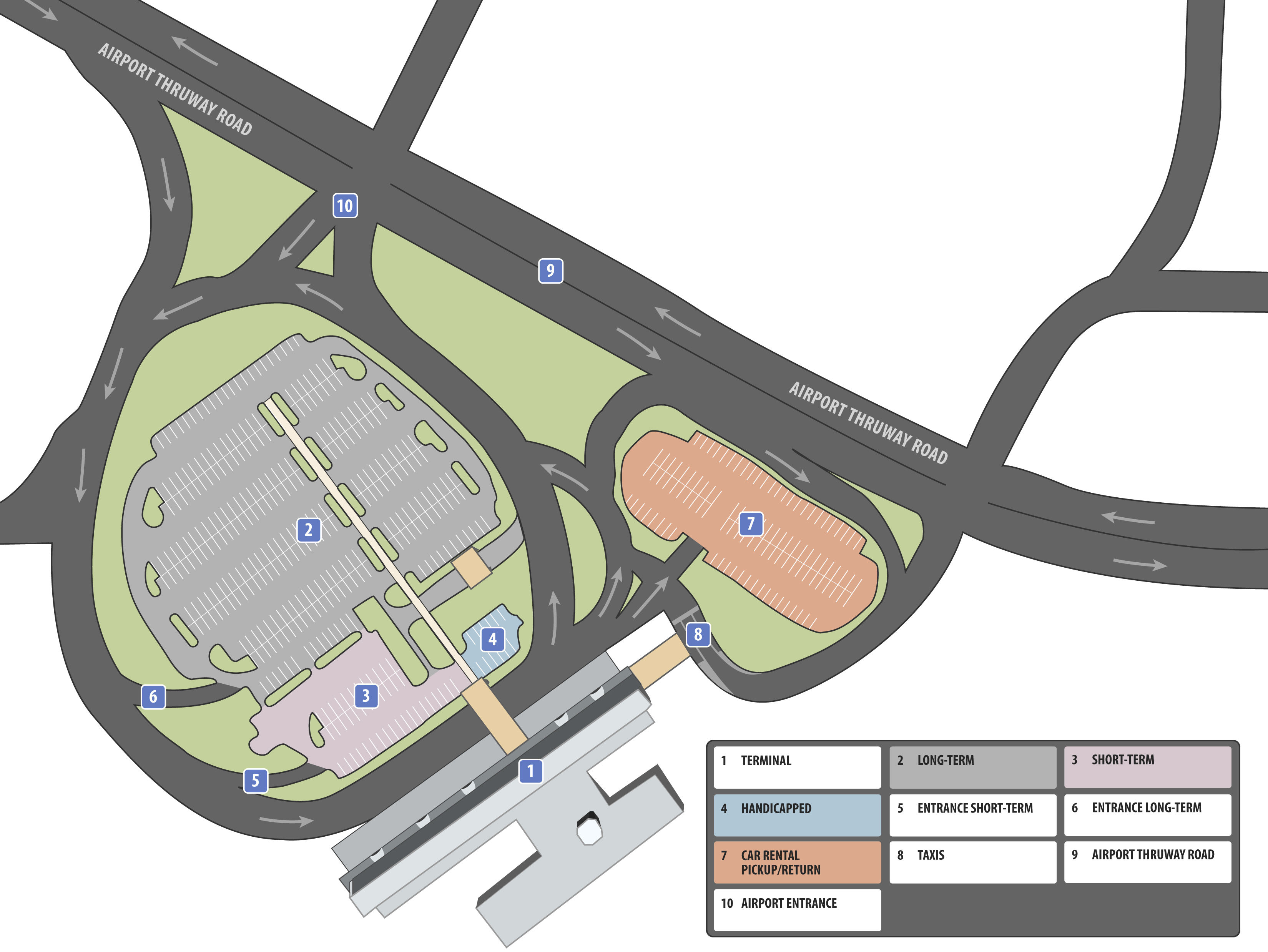 Terminal Maps Columbus GA Airport