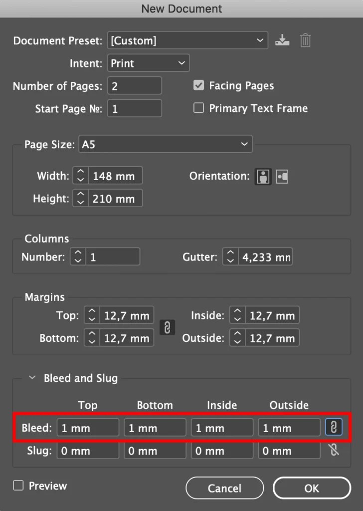 Tutorial setting up bleeds in InDesign CC and Illustrator CC
