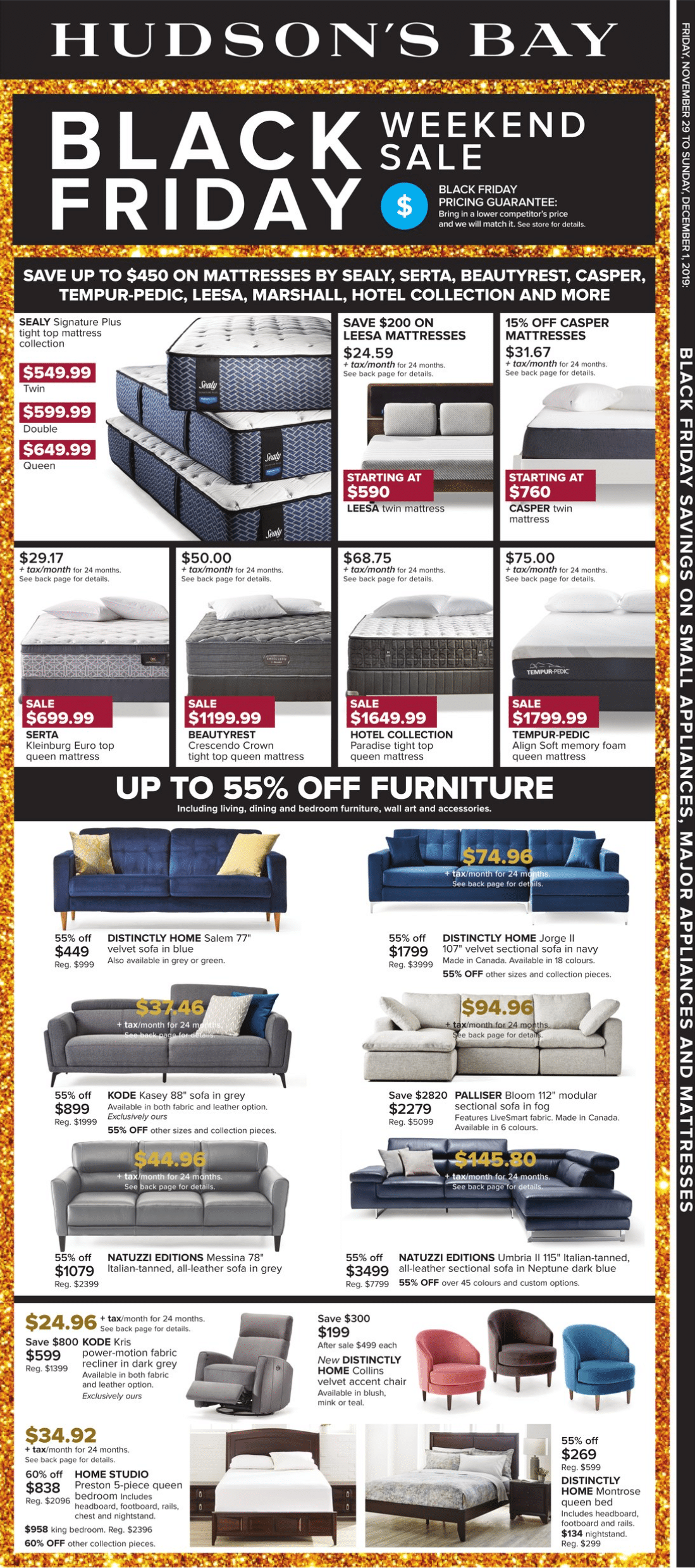 Hudson's Bay (The Bay) Black Friday Sale Flyer 2019