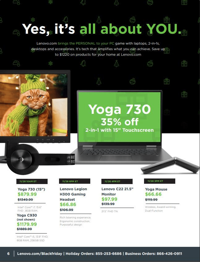 Lenovo Black Friday 2021 Sale Flyer Canada