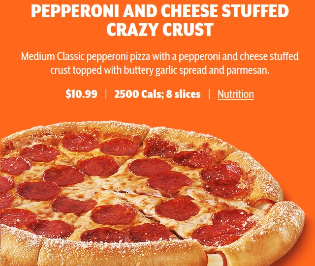 Little Caesar's Menu Canada & Pizza Prices