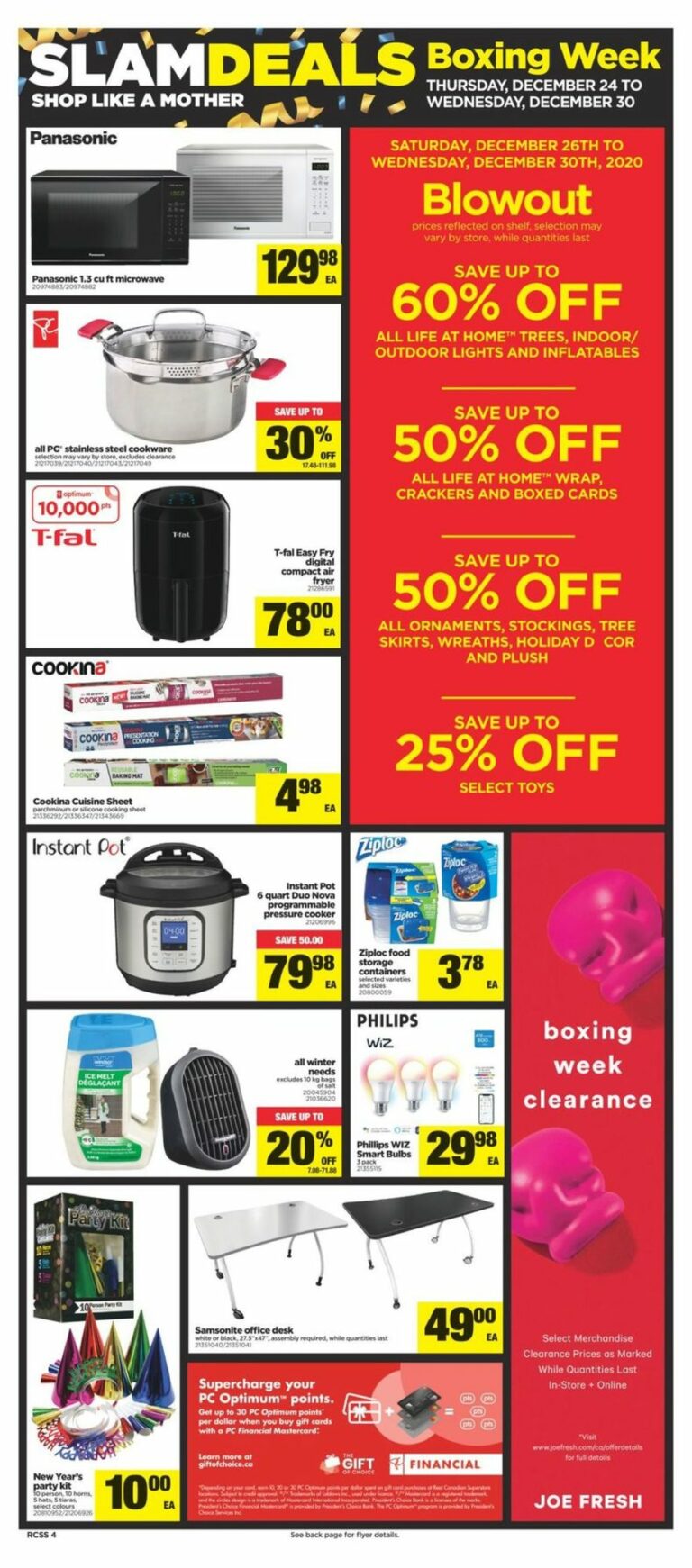 Real Canadian Superstore Boxing Day Sale Flyer 2021