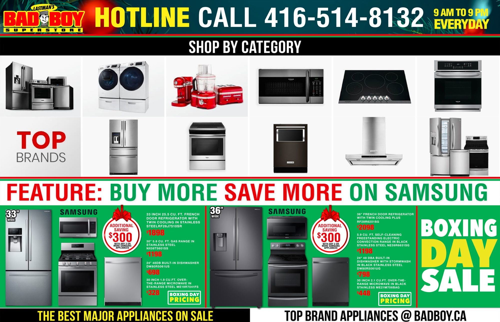 Bad Boy Furniture Boxing Day Sale 2020