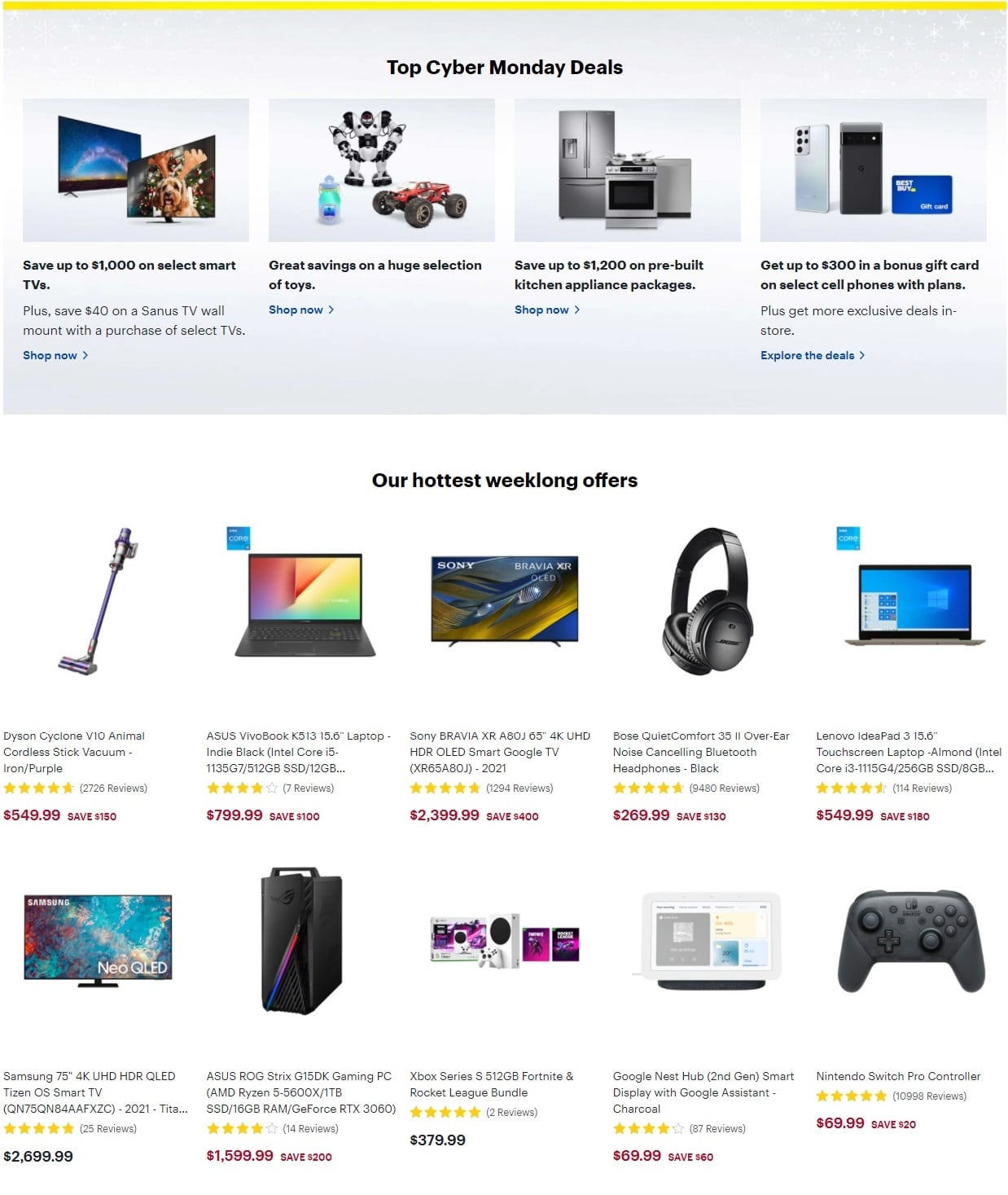 Best Buy Cyber Monday 2022 Canada Deals