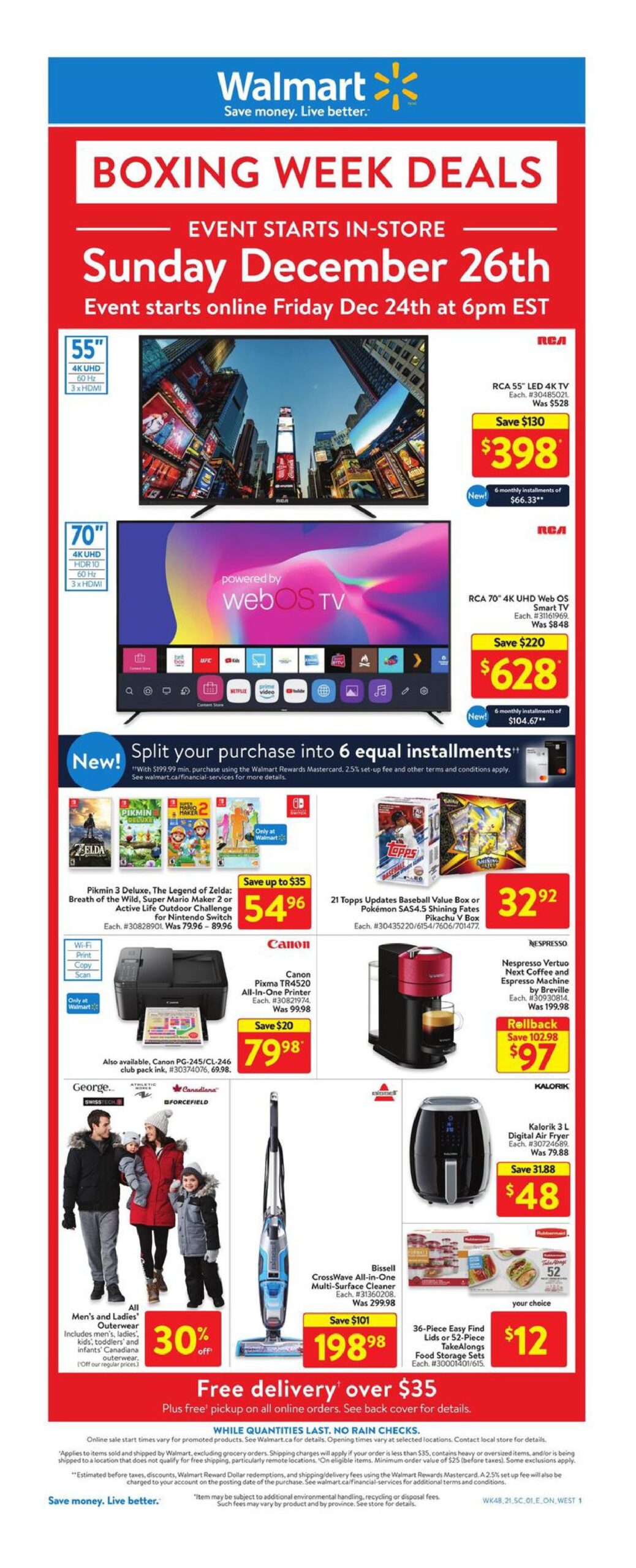 Walmart Boxing Day Sales 2022 Boxing Week Deals Flyer