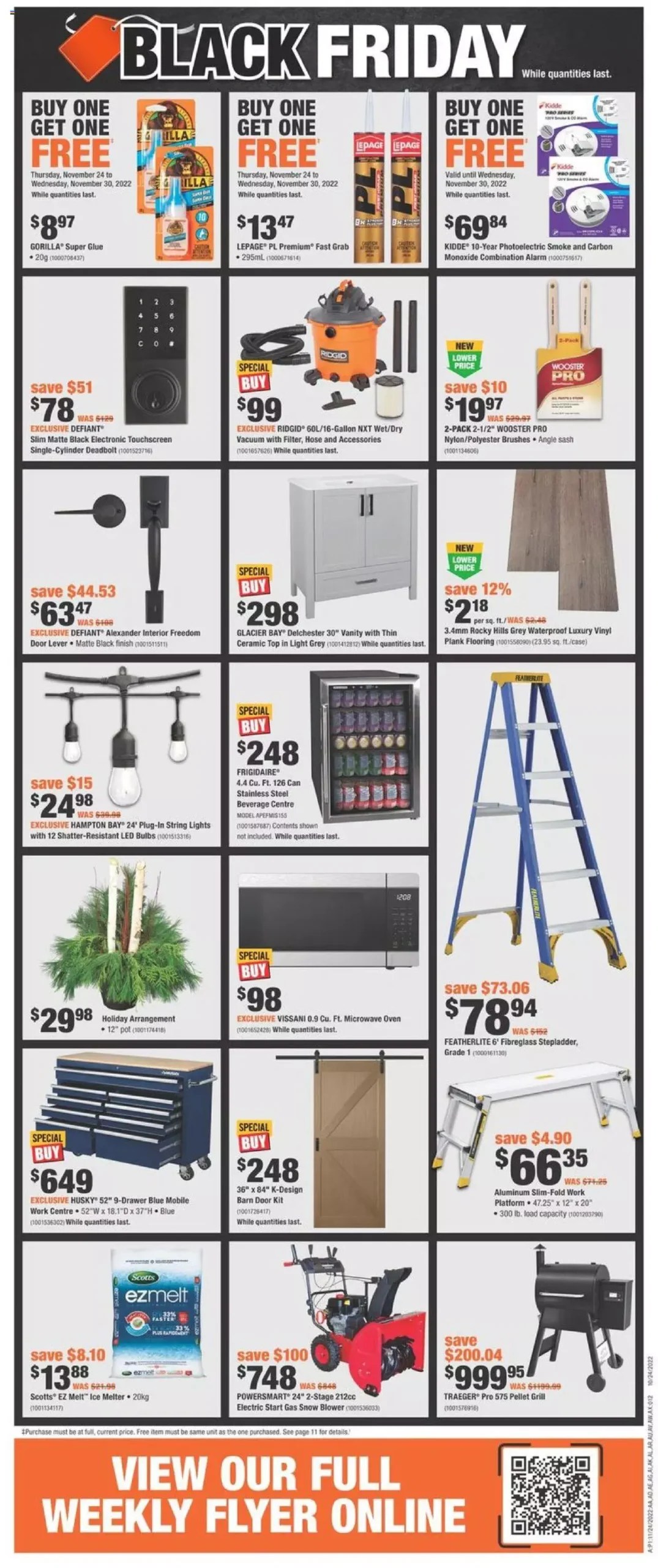 Home Depot Black Friday 2023 Sale Flyer Canada