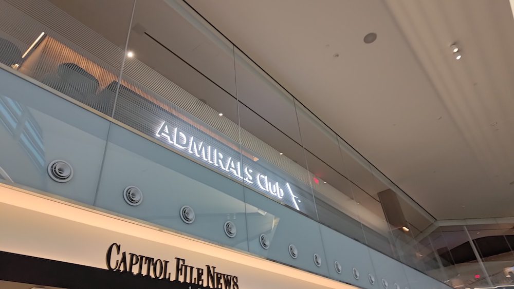 DCA E gates American Airlines Admirals Club lounge Fly for Points