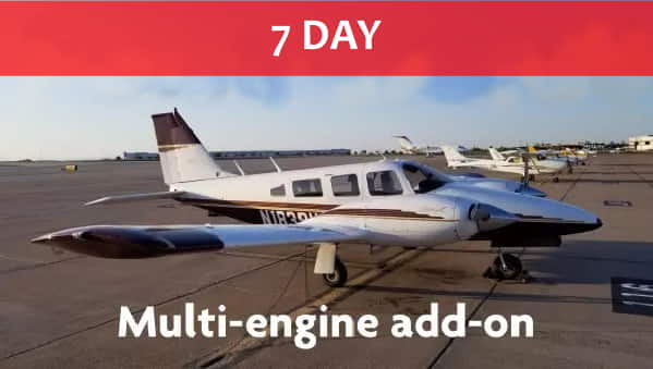 7 day multi-engine add-on package Phoenix