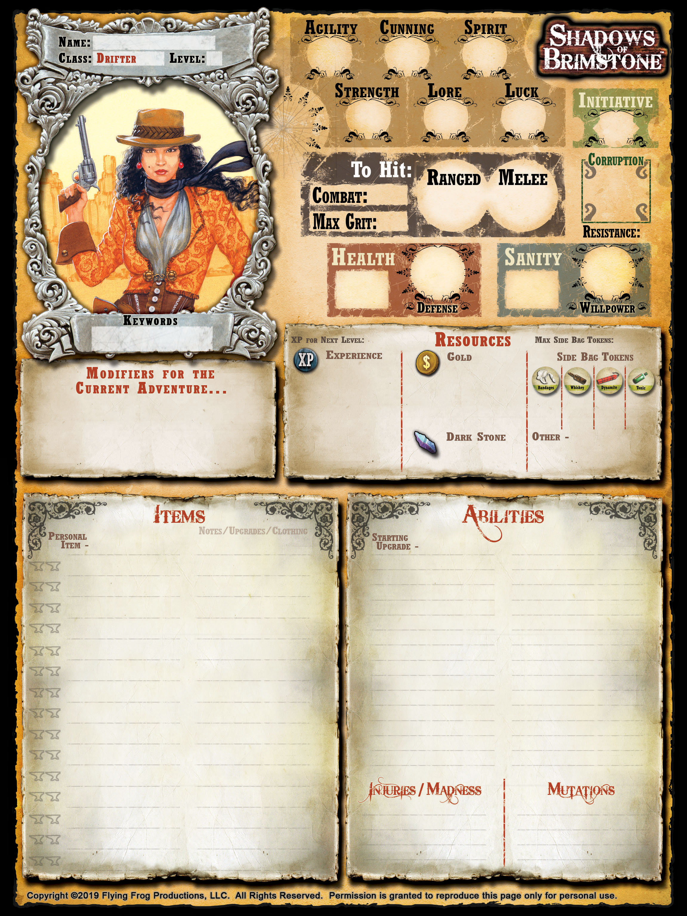 Shadows of Brimstone Resources