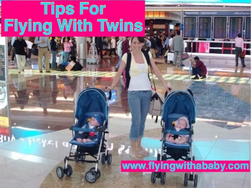 Flying With Twins or Two Under Two • Flying With A Baby Tips