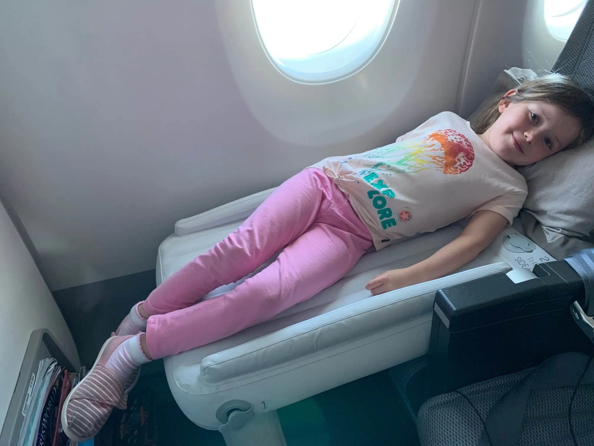 Flyaway Kids Travel Bed Review We tried it on several flights