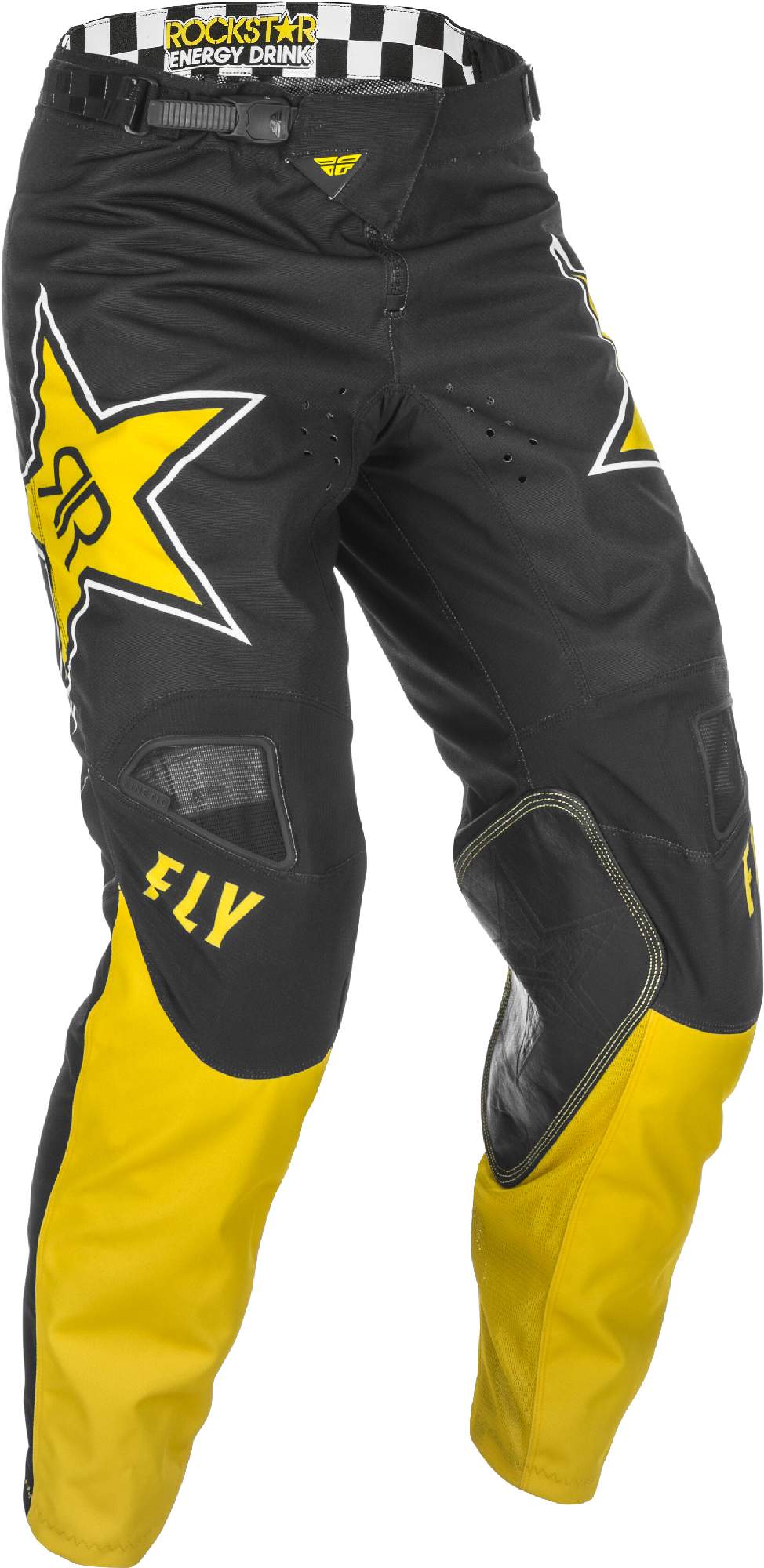Fly Racing Mens Yellow/Black K221 Rockstar Pants Dirt Bike MX