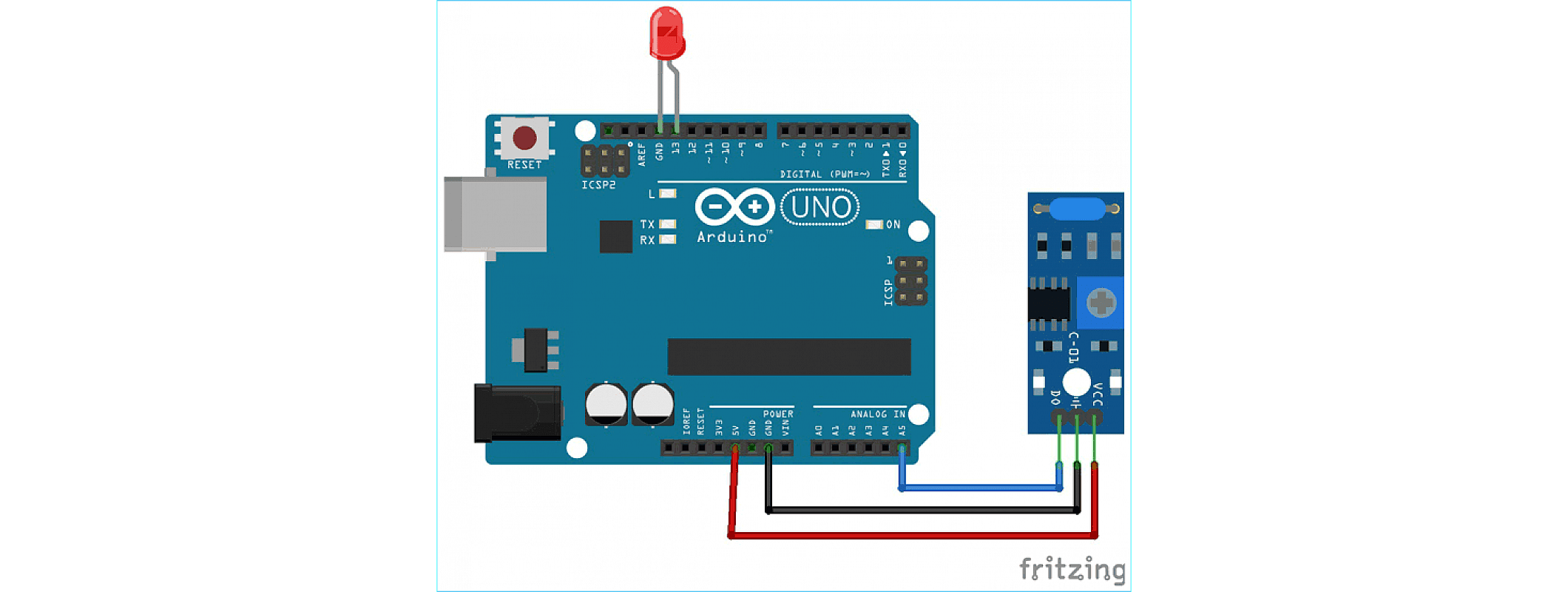 Interfacing vibration Sensor with Arduino