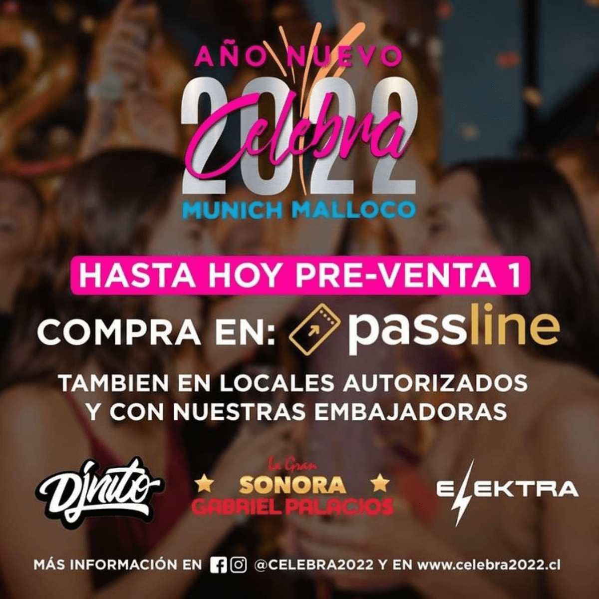 Fiestas de Año Nuevo 2022 Eventos a los que uno puede ir en Santiago