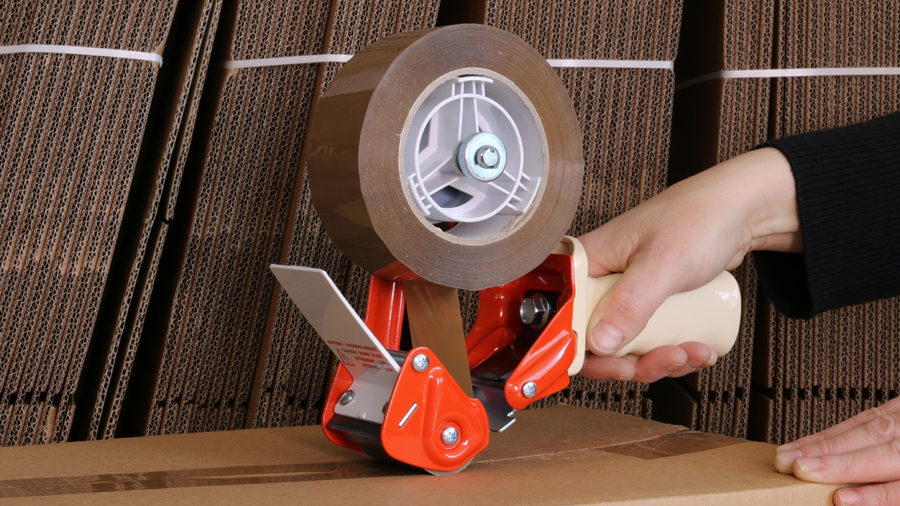 Doublesided adhesive tape vertical dispenser FMPACK fmpack