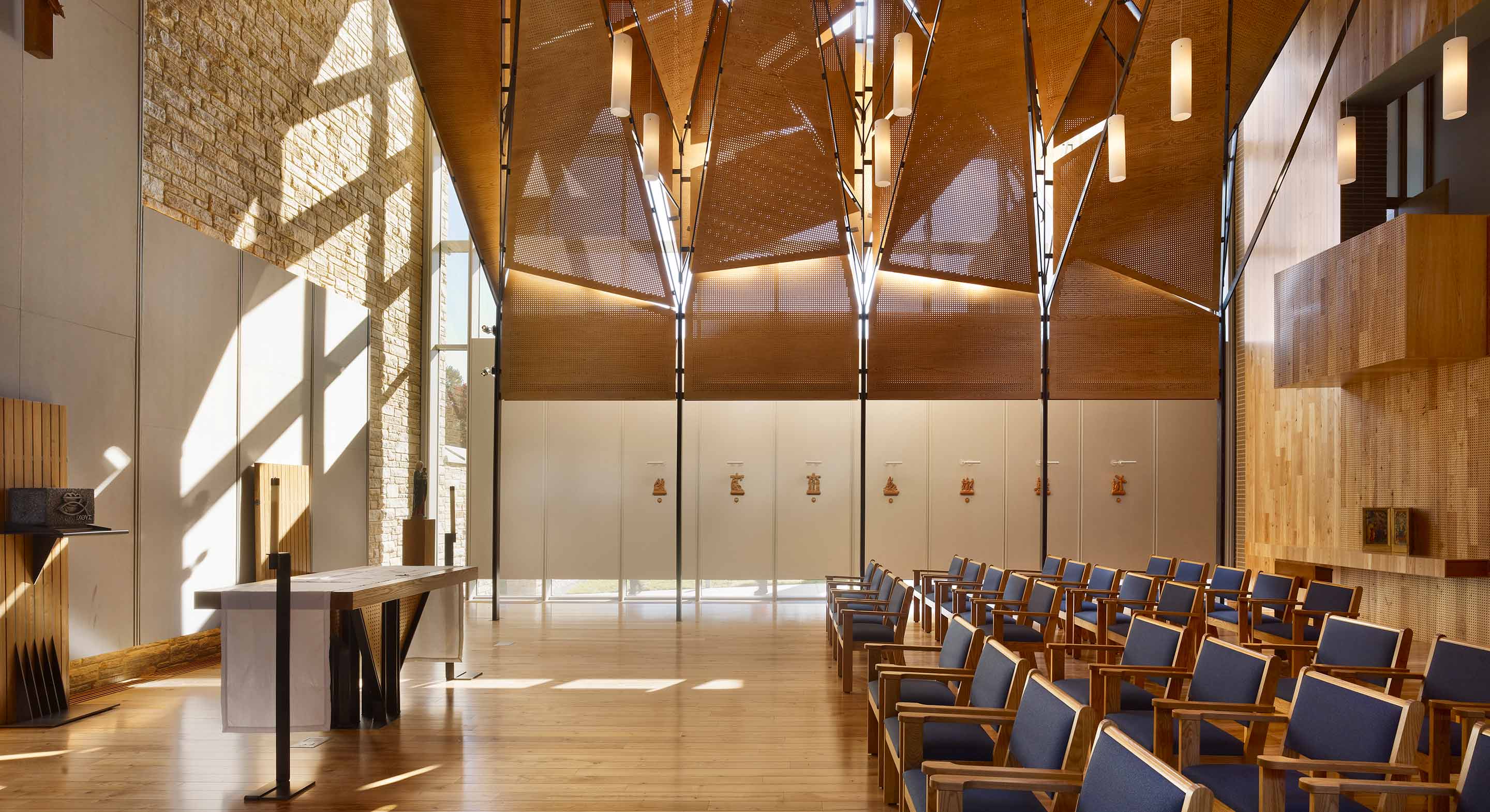 Colombiere Jesuit Community Residence and Chapel FISHER MARANTZ STONE