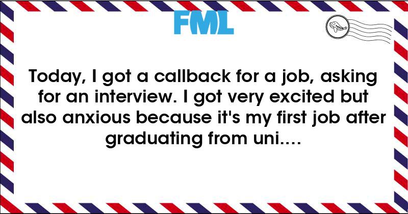 Work, Job interview and Mistakes Postman Pat FML