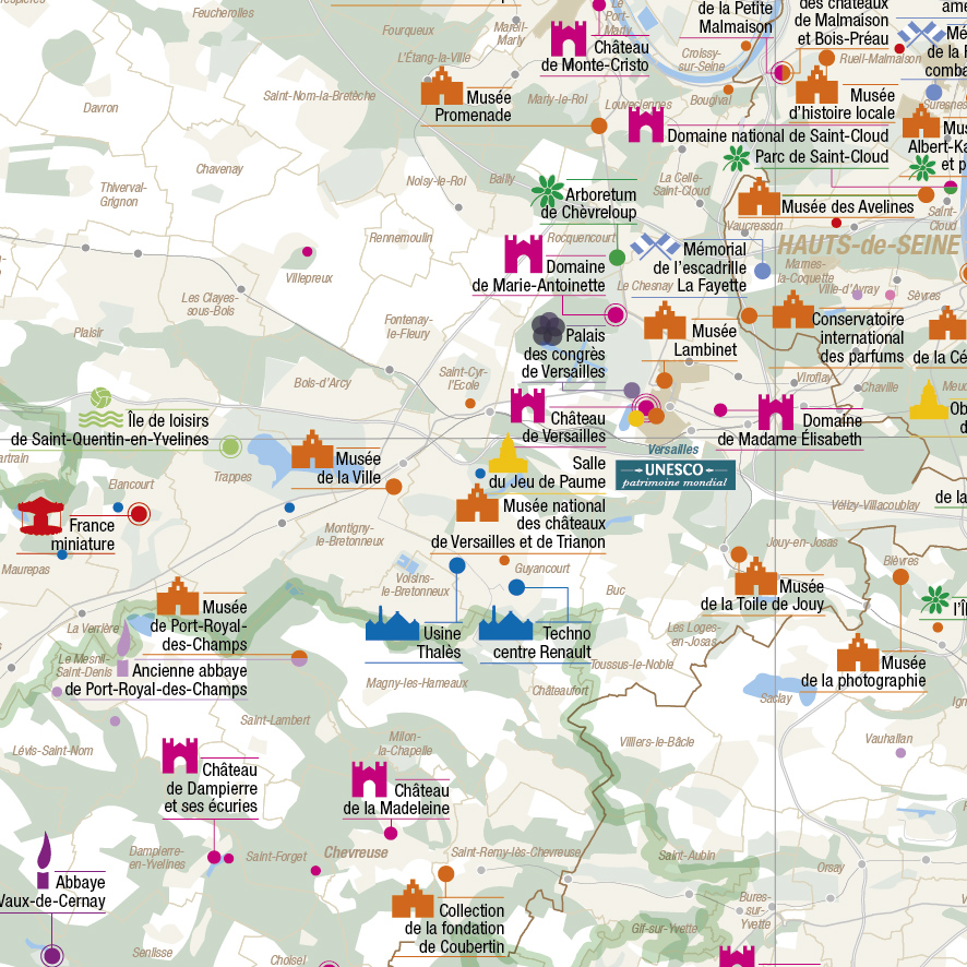Carte Touristique Ile De France Ile de France et Paris Tourisme Culturel Arts et Voyages