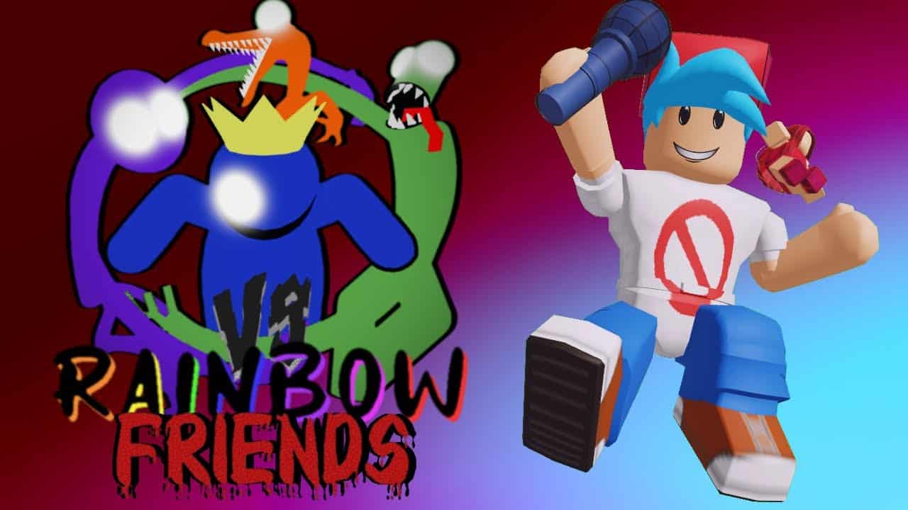 FNF vs Rainbow Friends Mod Play Online Free FNF GO