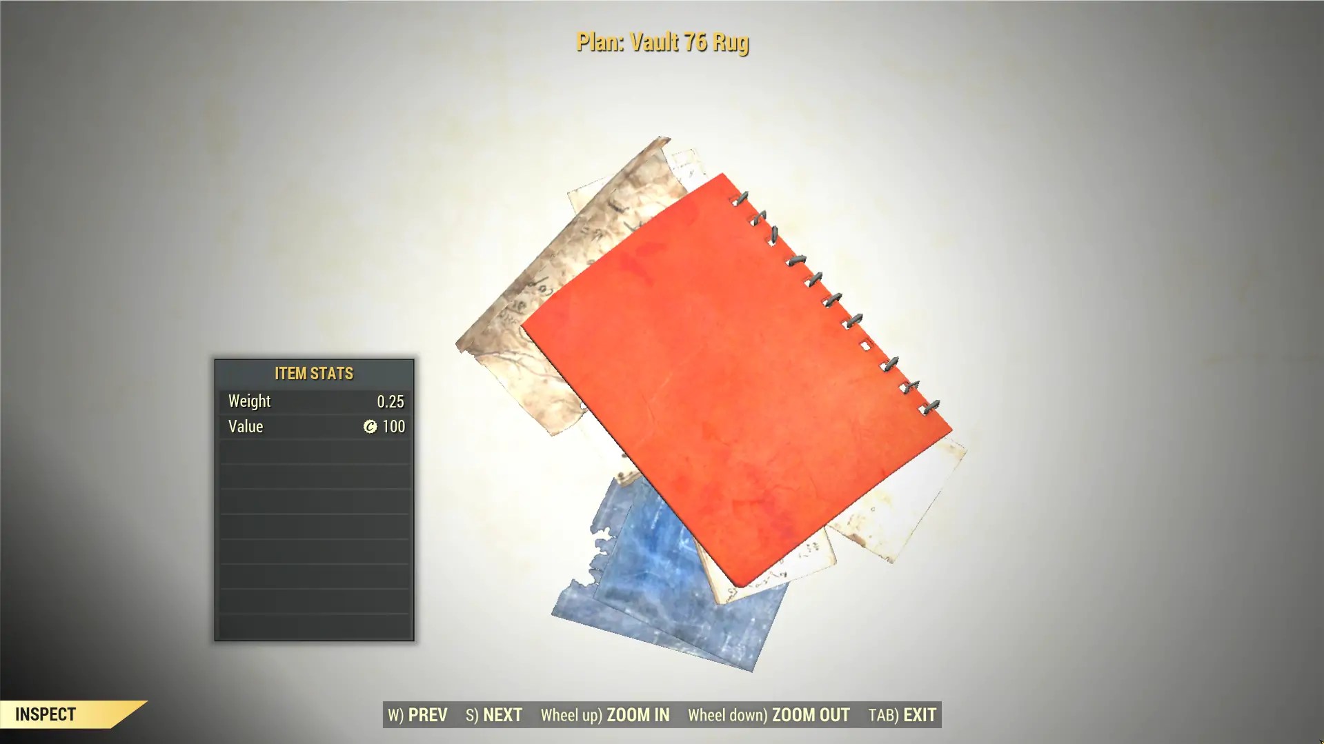 Vault 76 Rug Floor Decor Camp Plan Treasure Hunt [Spring 2021] Rare