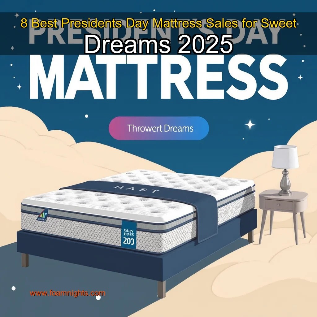 8 Best Presidents Day Mattress Sales for Sweet Dreams 2025 FoamNights