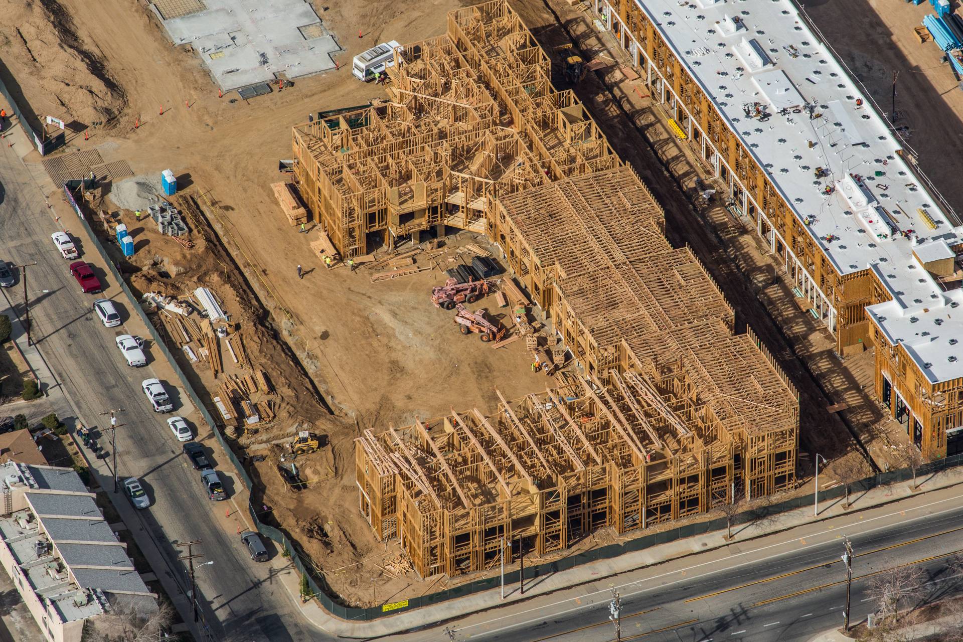Aerial Construction Photography Services in California