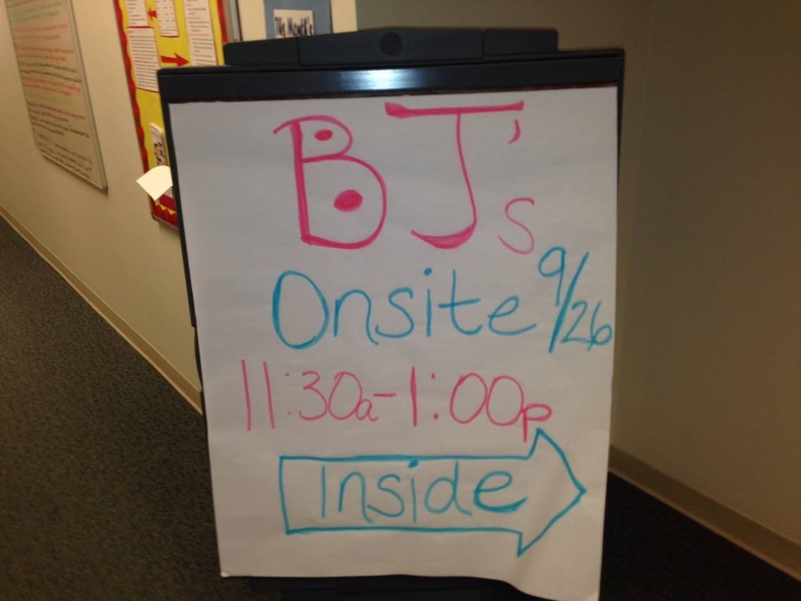 BJ's at a company FOCM Networking