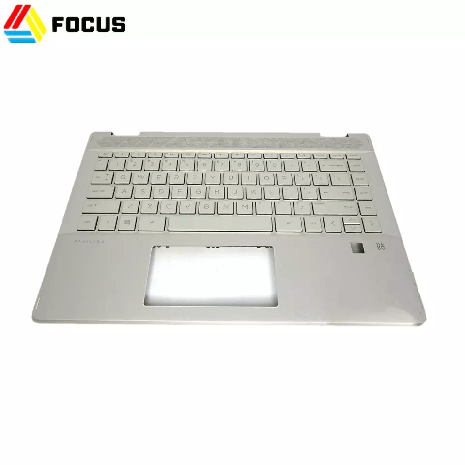 New Laptop Silver Palmrest Upper Case Cover Top Case with Keyboard for