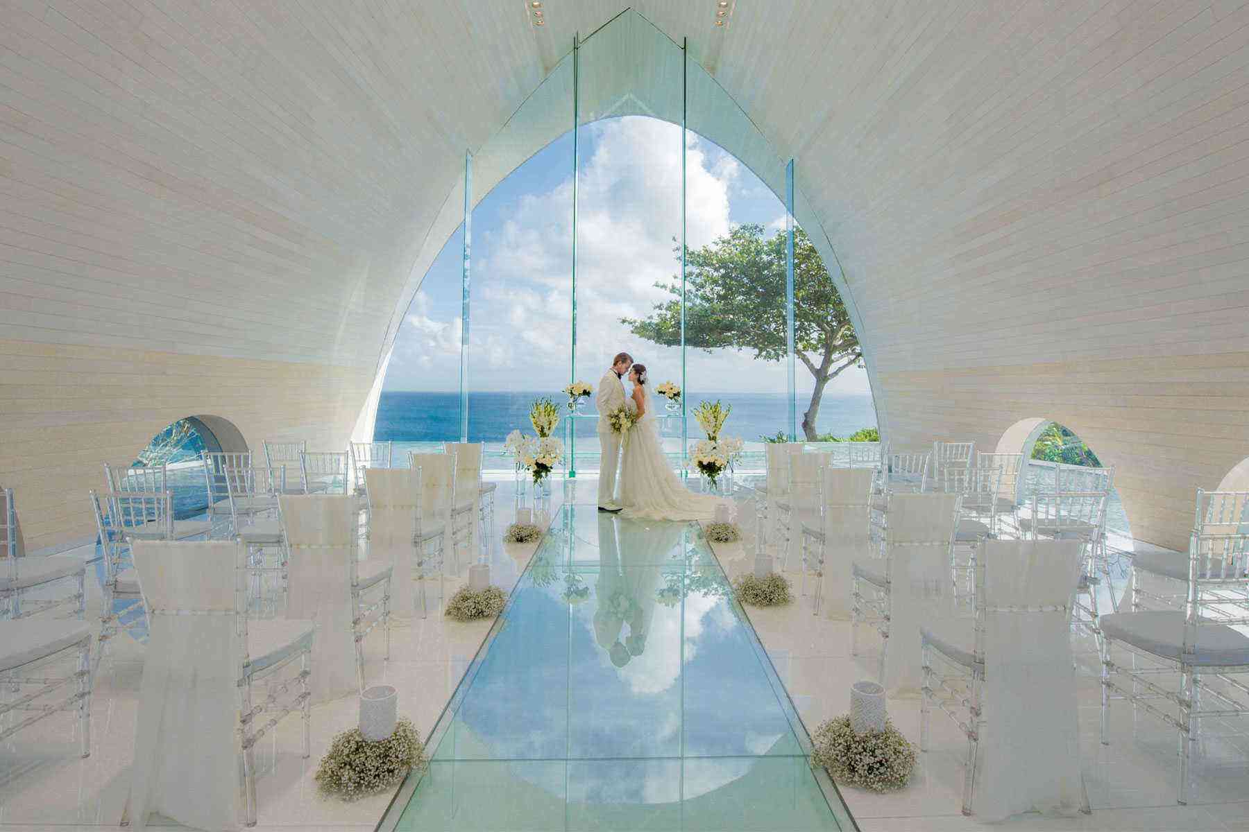 Look at This Insane Modern Wedding Chapel in Bali Fodors Travel Guide