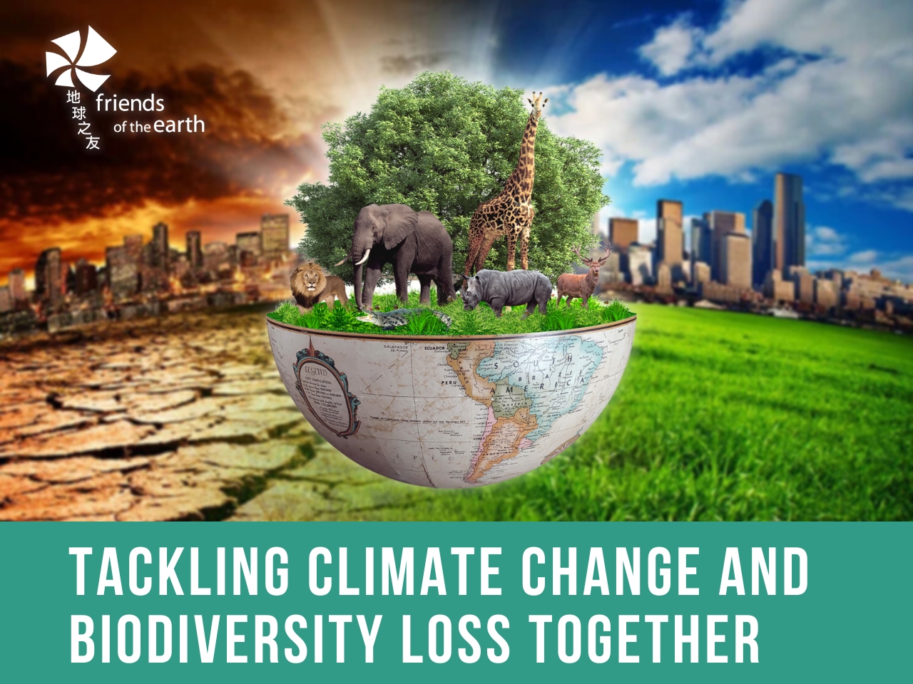 Tackling Climate Change and Biodiversity Loss Together Earth Chat