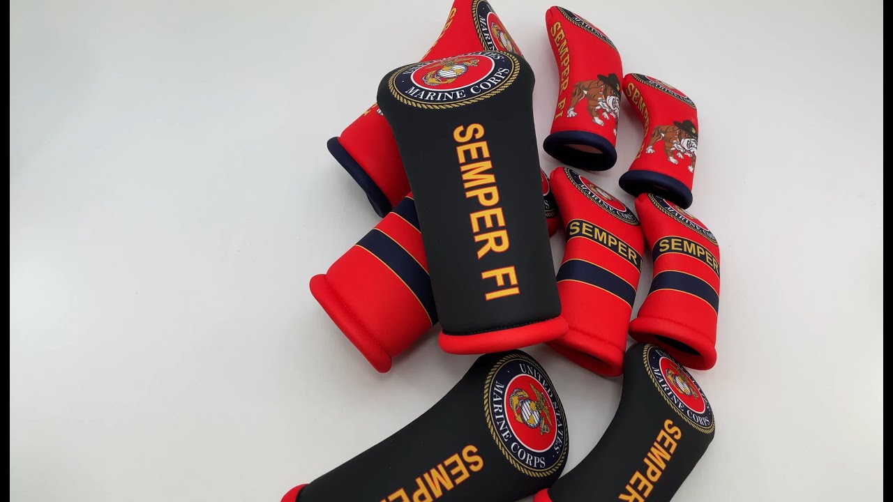 United States Marine Corps (USMC) Golf Club Head Cover Collection by