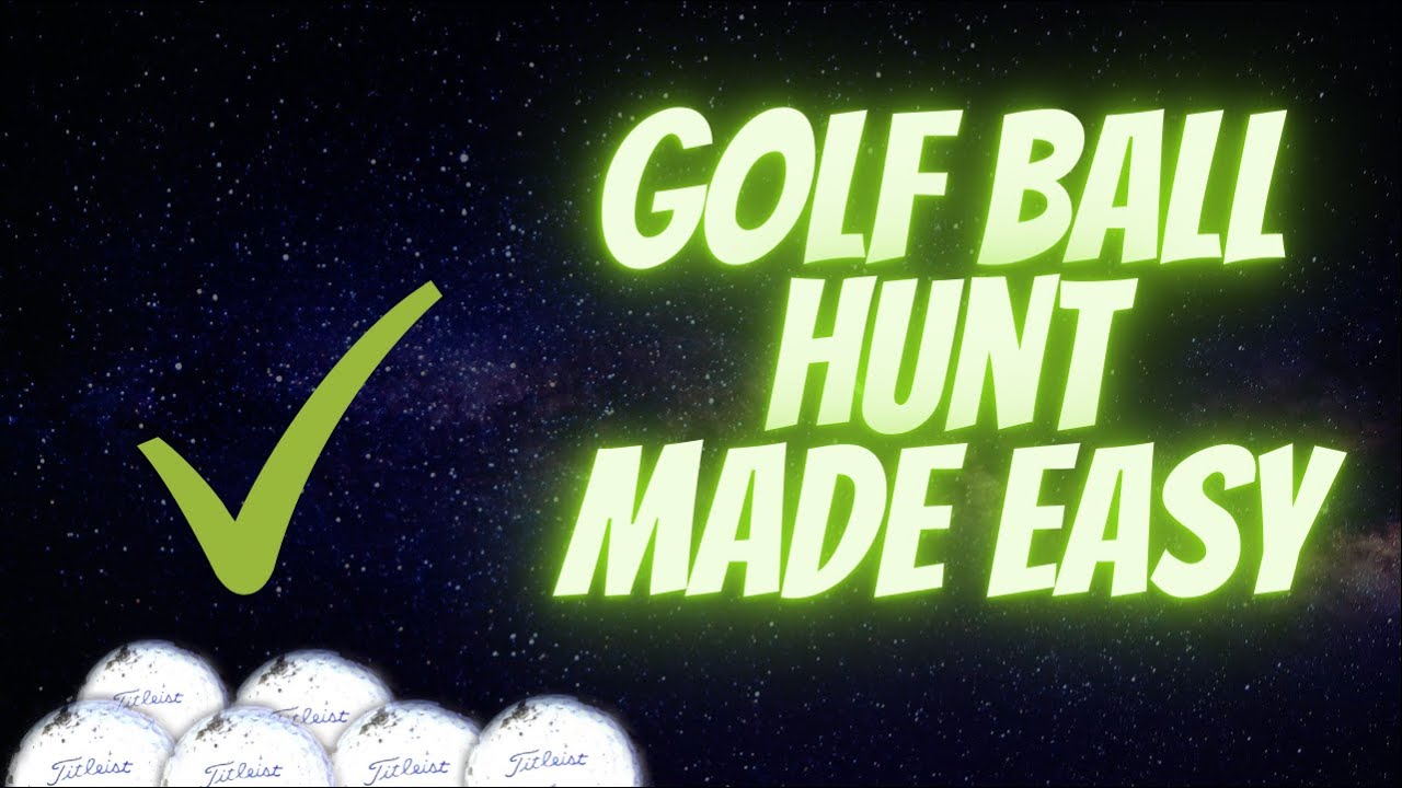Golf Ball Hunting The Easy Way FOGOLF FOLLOW GOLF