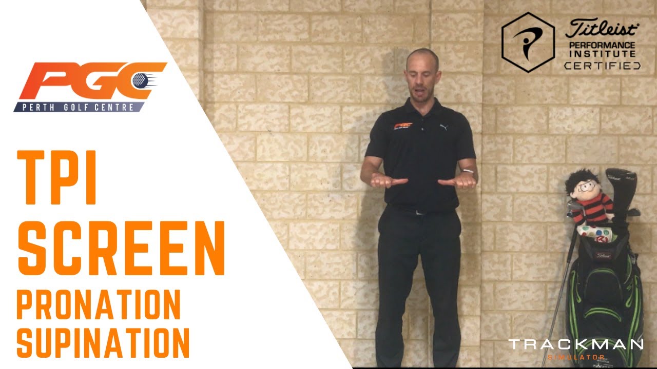 Golf Fitness TPI Testing Pronation / Supination FOGOLF FOLLOW GOLF