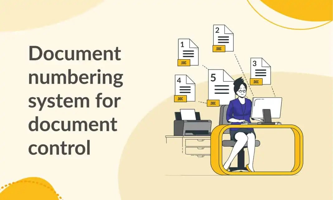 Document numbering system for document control Folderit DMS