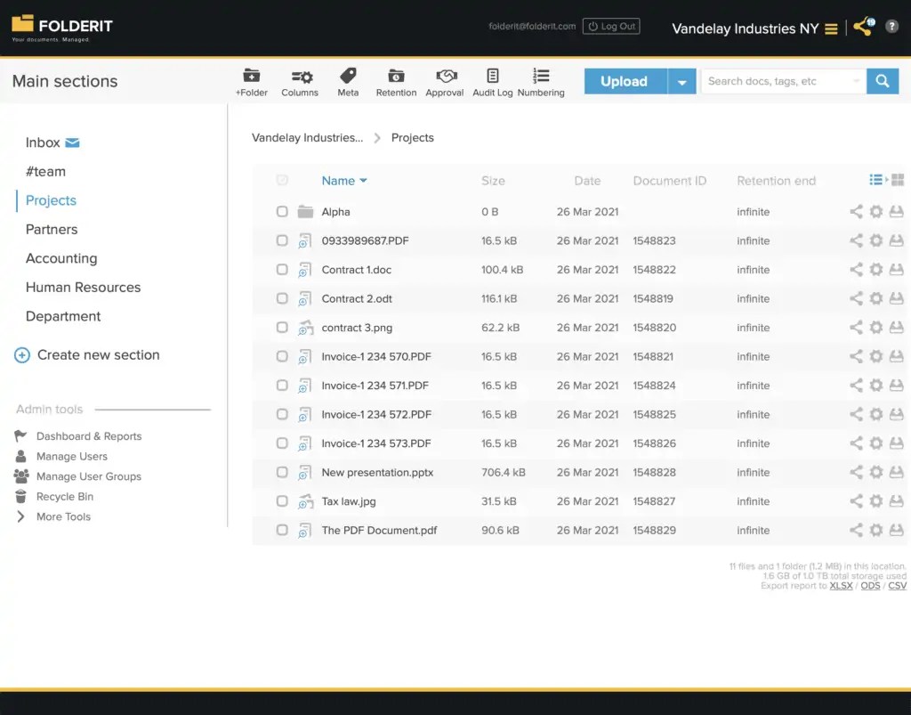 Document Control System for Small Business Document Management System