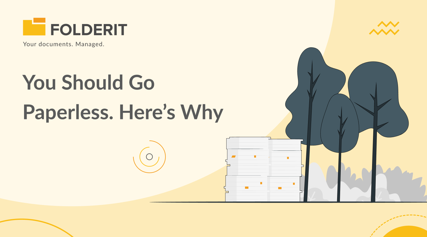 Infographic Why Go Paperless Document Management System Folderit