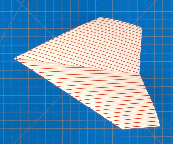 Fold 'N Fly » Basic Dart Paper Airplane