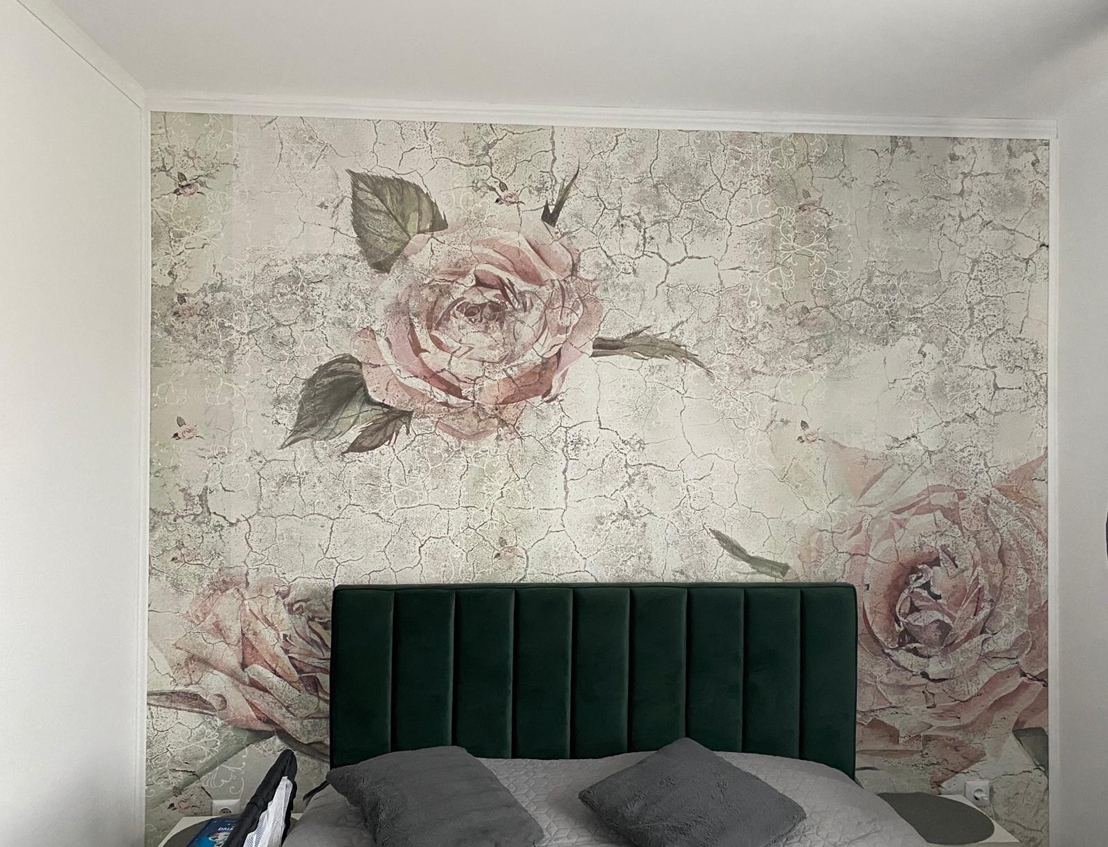 Fototapet floral Komar, model vintage, 400x260 cm