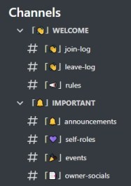 Gaming Discord server template