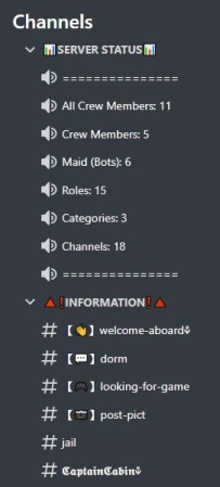 Pirate Discord server template