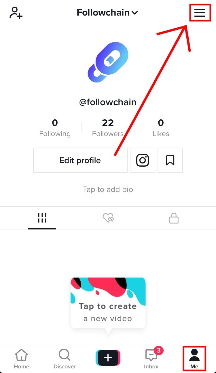 How to Hide Your Following List on TikTok Followchain(023)