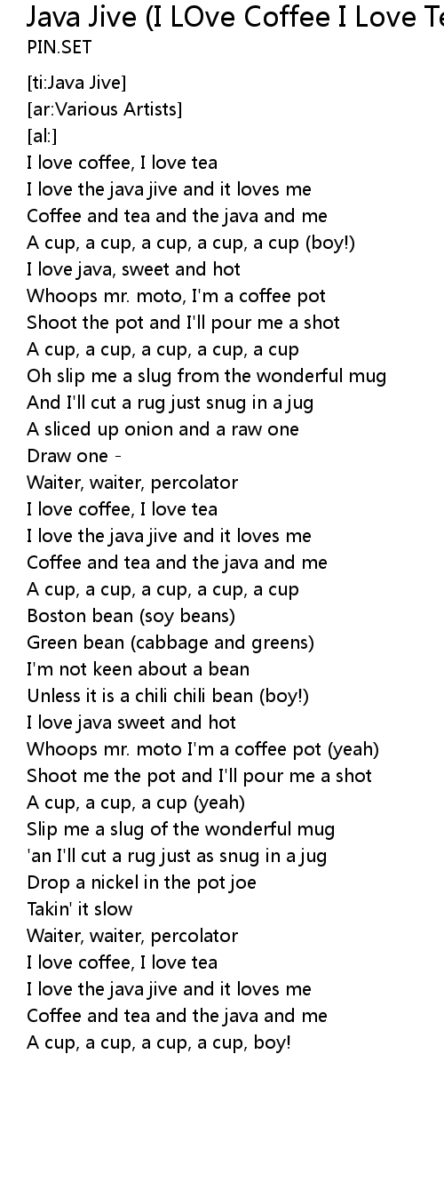 20+ Coffee Bean Lyrics Images