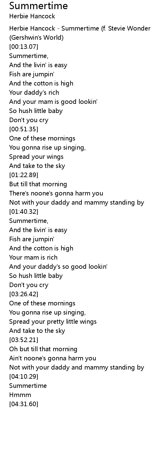 [最も共有された！ √] summertime 歌詞 437257Summertime 歌詞