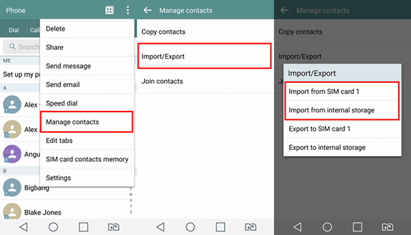 How to Transfer Contacts from Android to Android