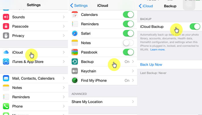 I migliori modi 3 su come configurare il nuovo iPhone da iCloud